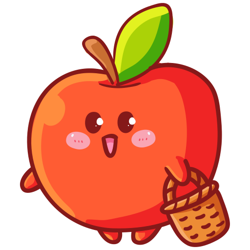 manzana gratis sticker