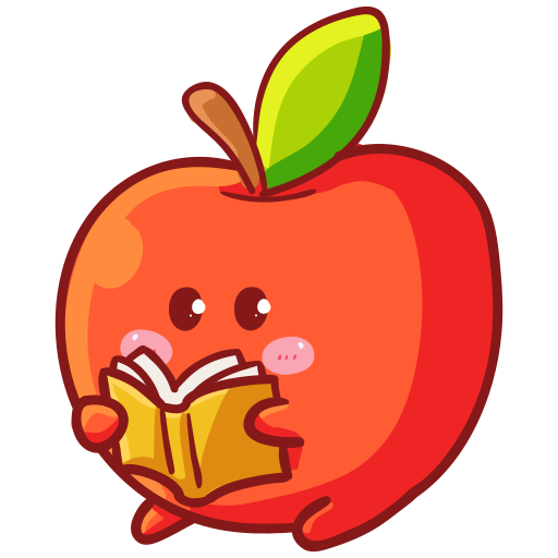 manzana gratis sticker