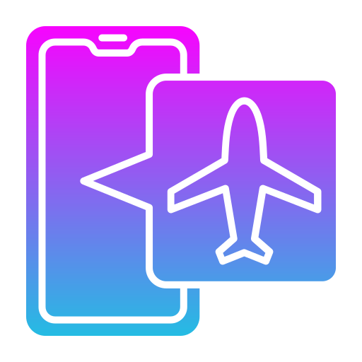 modo avión icono gratis