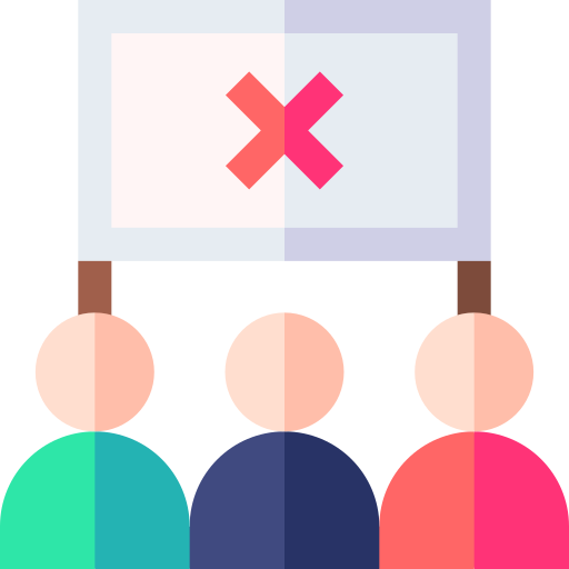 Protest free icon Protest free icon