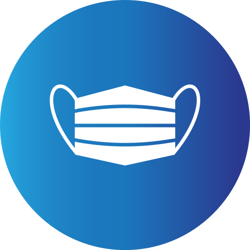 Medical mask Generic Blue icon