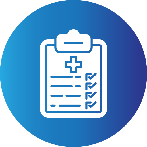 Medical Result Generic Blue Icon