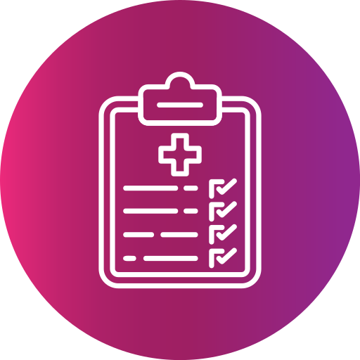 resultado medico icono gratis