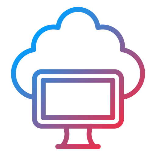 computación en la nube icono gratis