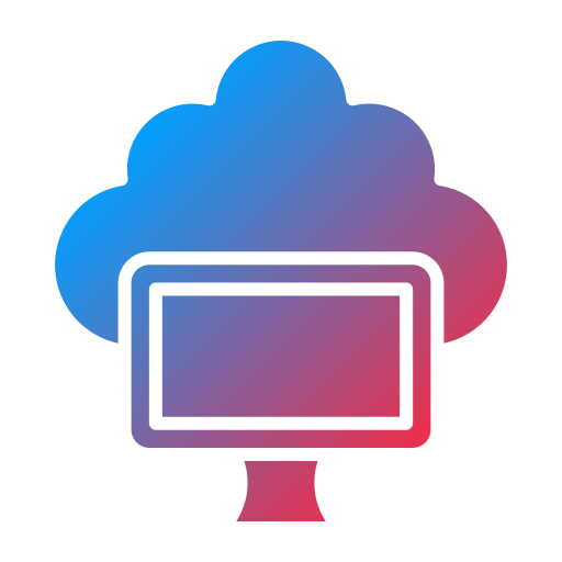 computación en la nube icono gratis