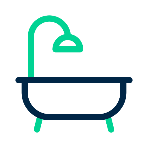 Bathtub Generic Outline Color icon