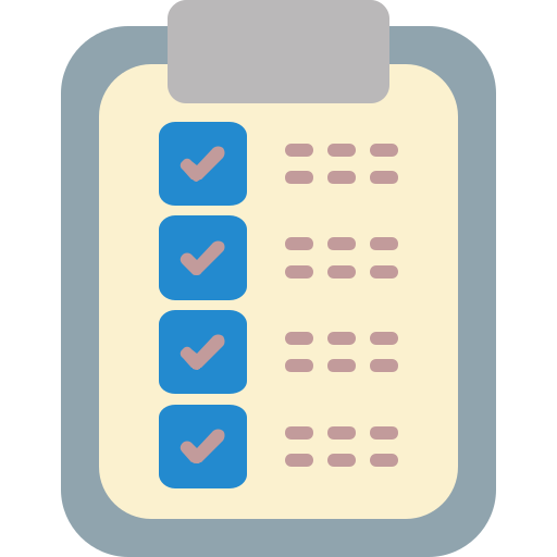 Checklist Generic Flat Icon