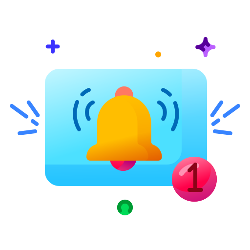 campana de notificación icono gratis