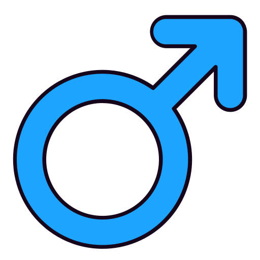 Male - Free shapes and symbols icons