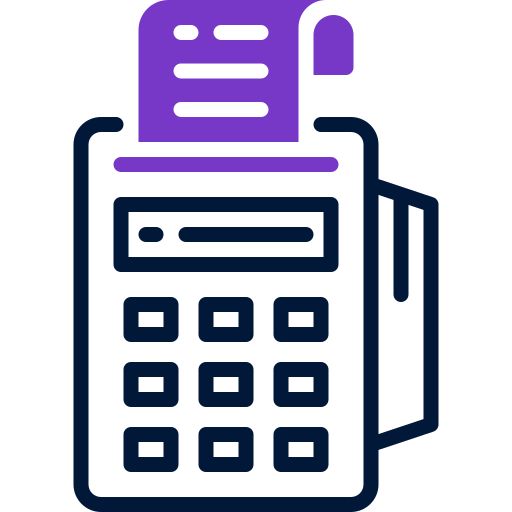Terminal punto de venta icono gratis