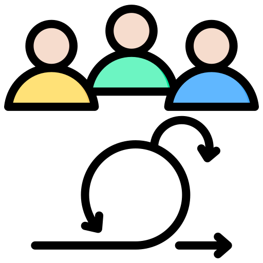 Agile team Generic Outline Color icon