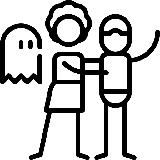 maison hantée Icône gratuit