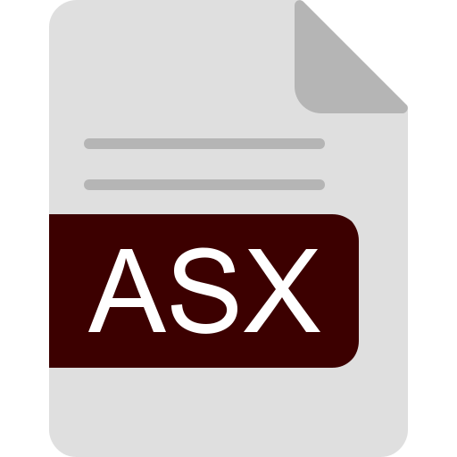 Asx file format - free icon