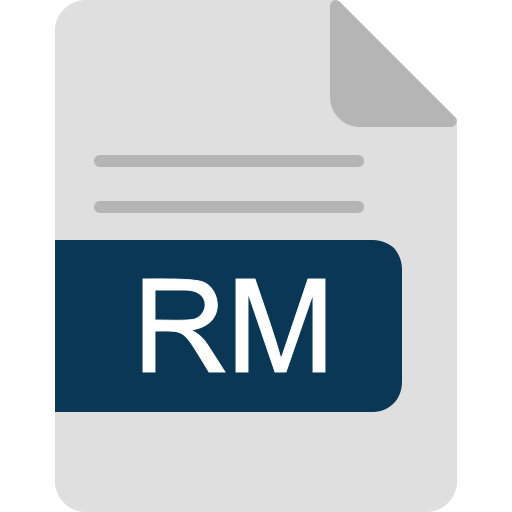 formato de archivo rm icono gratis