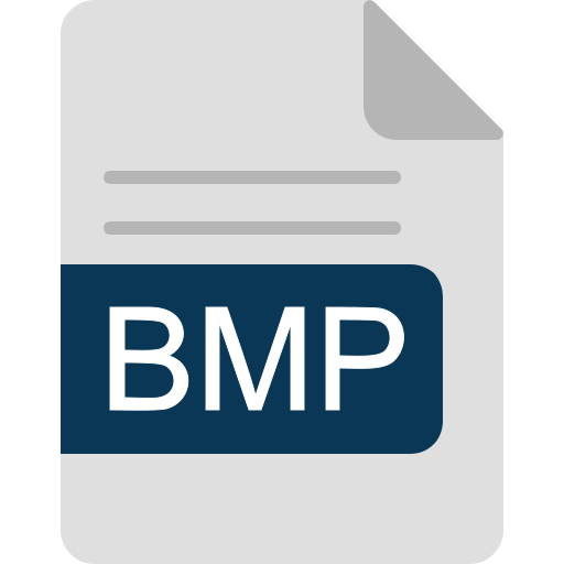 formato de archivo bmp icono gratis