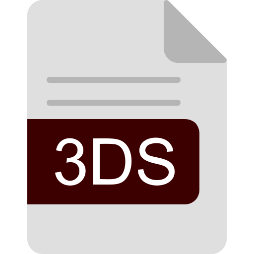 3ds file format Generic Flat icon