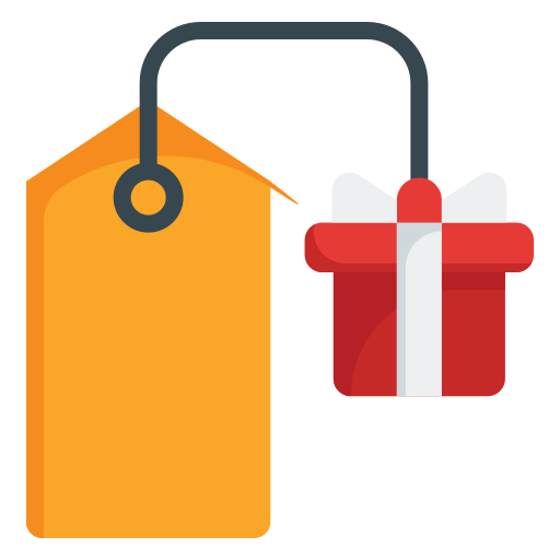 etiqueta de precio icono gratis