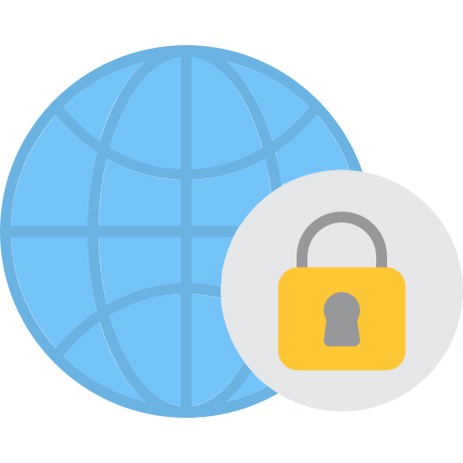 seguridad global icono gratis
