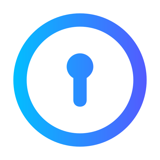 ojo de cerradura icono gratis