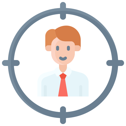 búsqueda de talentos icono gratis