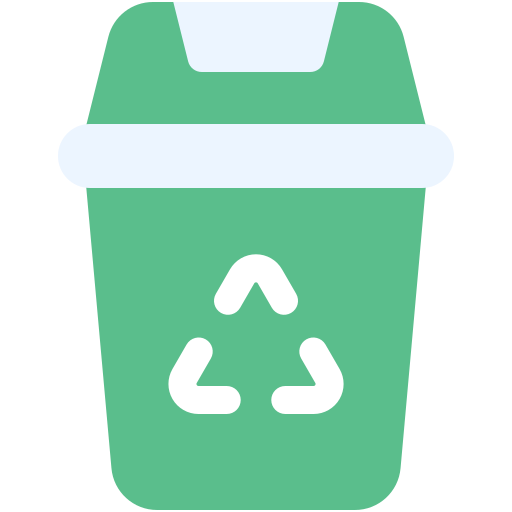 Trash Bin Generic Flat icon