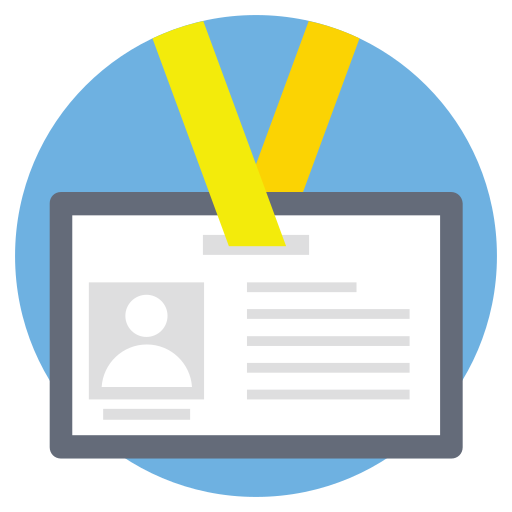 tarjeta de identificación icono gratis