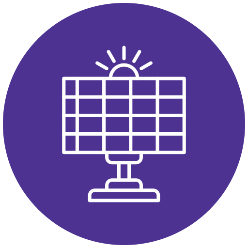 panel solar icono gratis