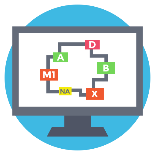 mapa del sitio icono gratis