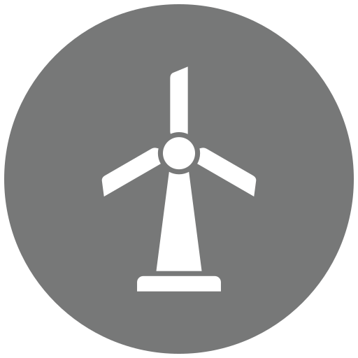 Wind turbine free icon