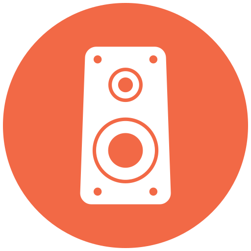 altavoz icono gratis