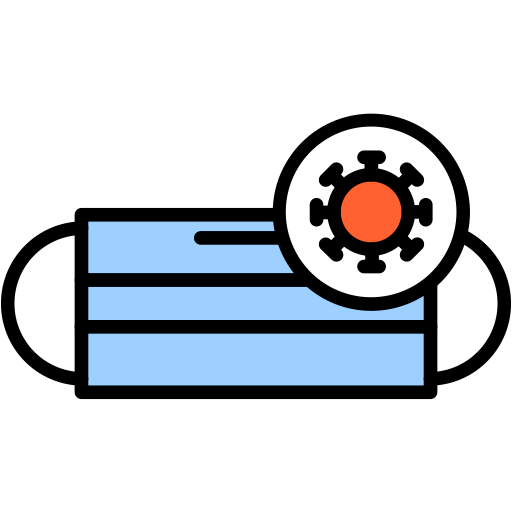 Медицинская маска бесплатно иконка Медицинская маска бесплатно иконка