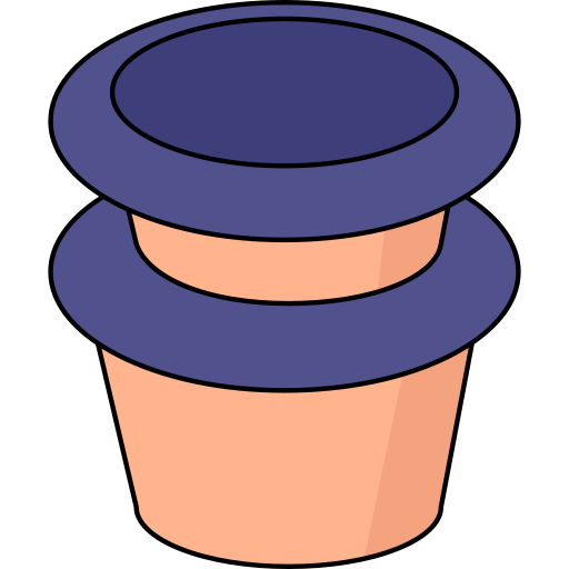 Pot Generic Thin Outline Color icon