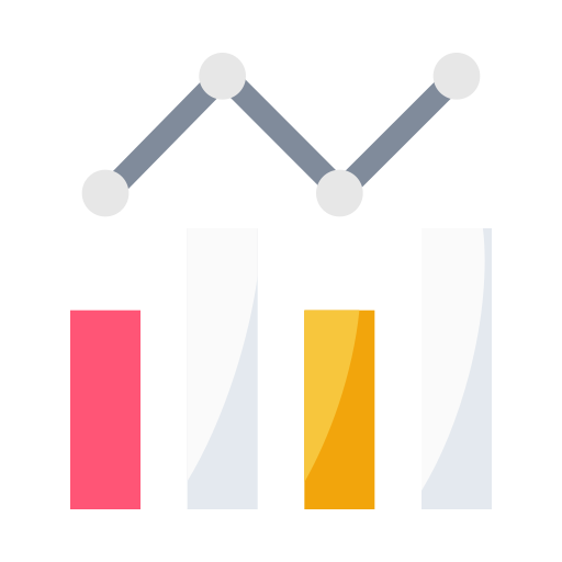 gráfico de barras icono gratis