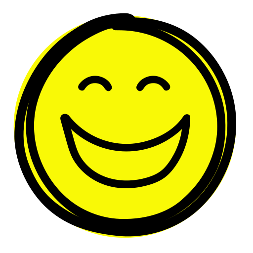 Smiling face Generic Hand Drawn Color icon