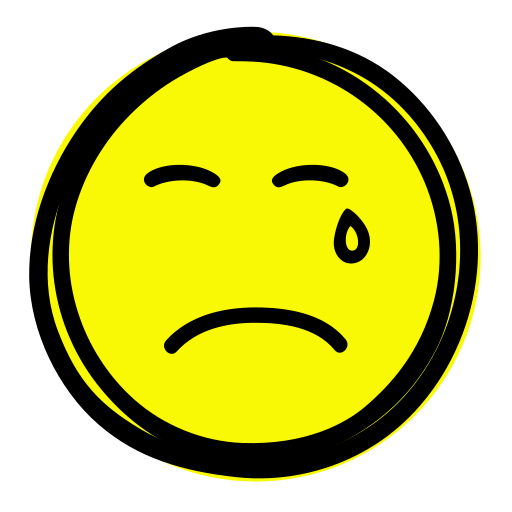 Sad face free icon Sad face free icon