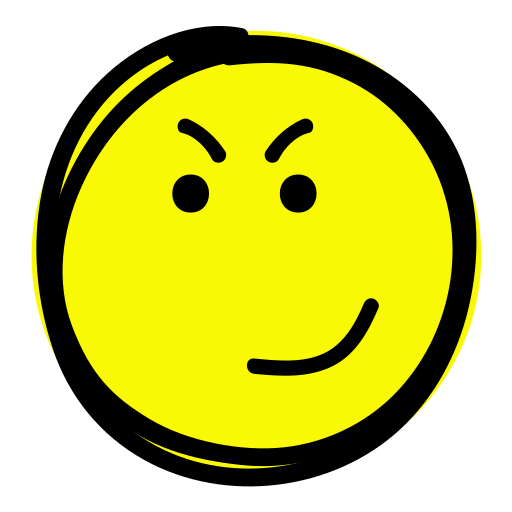 Smiling face Generic Hand Drawn Color icon