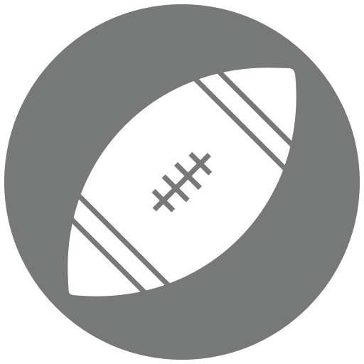 pelota de rugby icono gratis