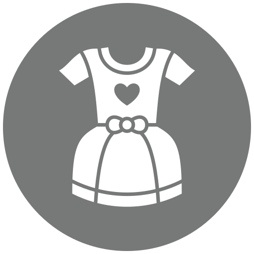 vestido de bebe grátis ícone vestido de bebe grátis ícone