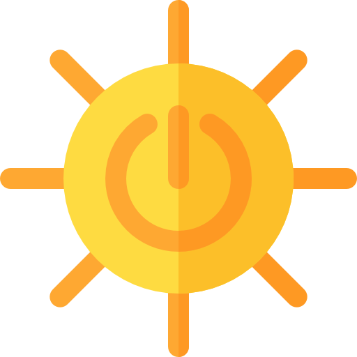 energia solar grátis ícone energia solar grátis ícone