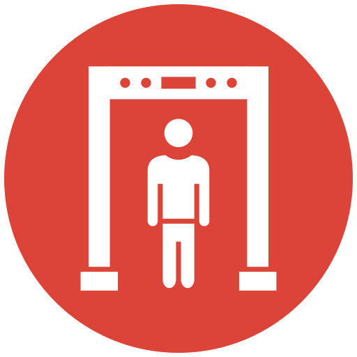 puerta de seguridad icono gratis