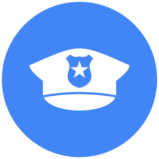 sombrero de policia icono gratis