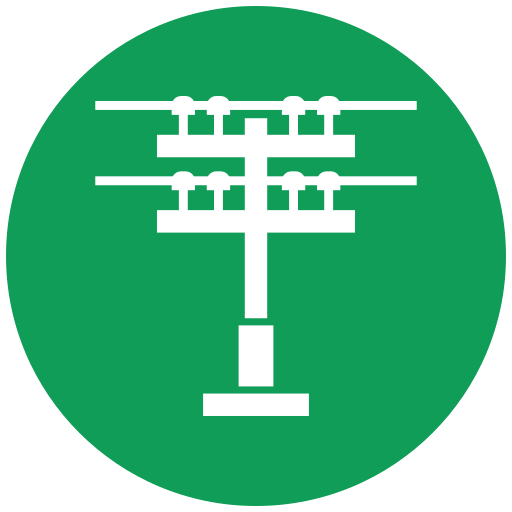 poste electrico icono gratis