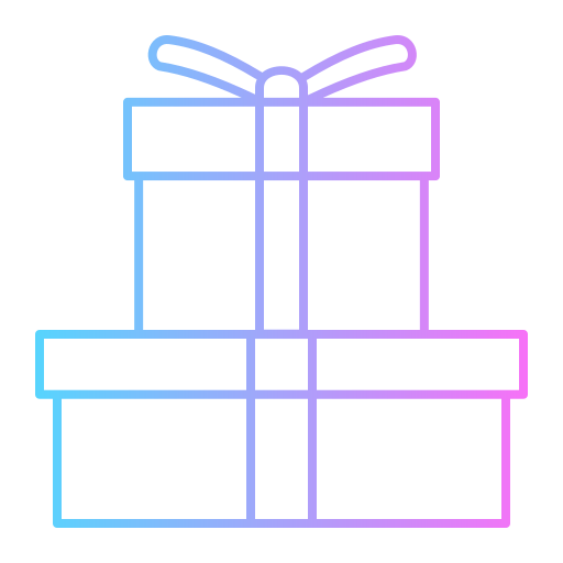caja de regalo icono gratis