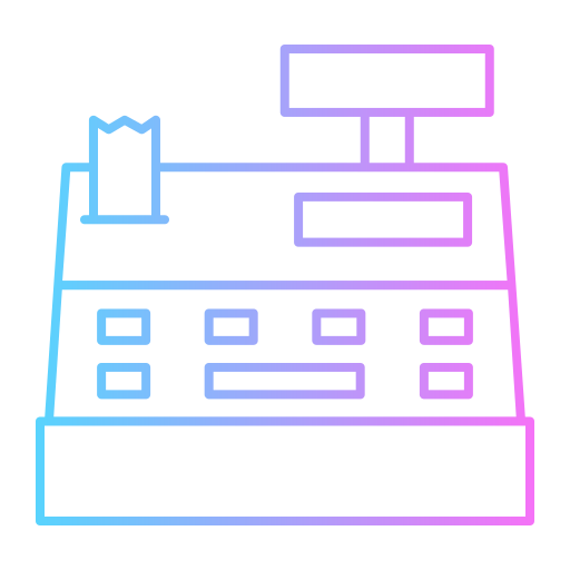 caja registradora icono gratis