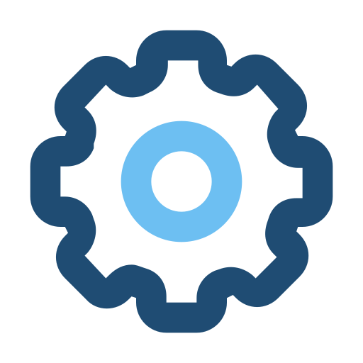 Gear Generic Outline Color icon