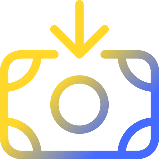 recibir dinero icono gratis