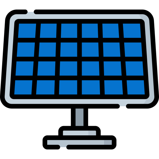 panel solar icono gratis