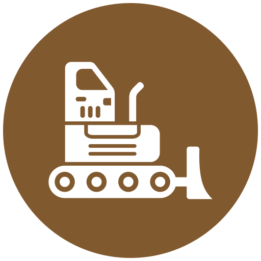 bulldozer free icon