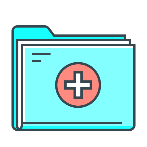 historial médico icono gratis