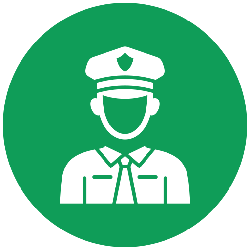 oficial de seguridad icono gratis